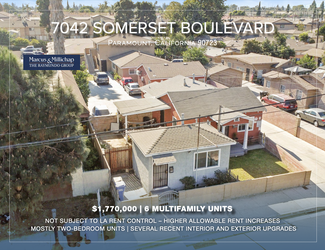 More details for 7042 Somerset Blvd, Paramount, CA - Multifamily for Sale