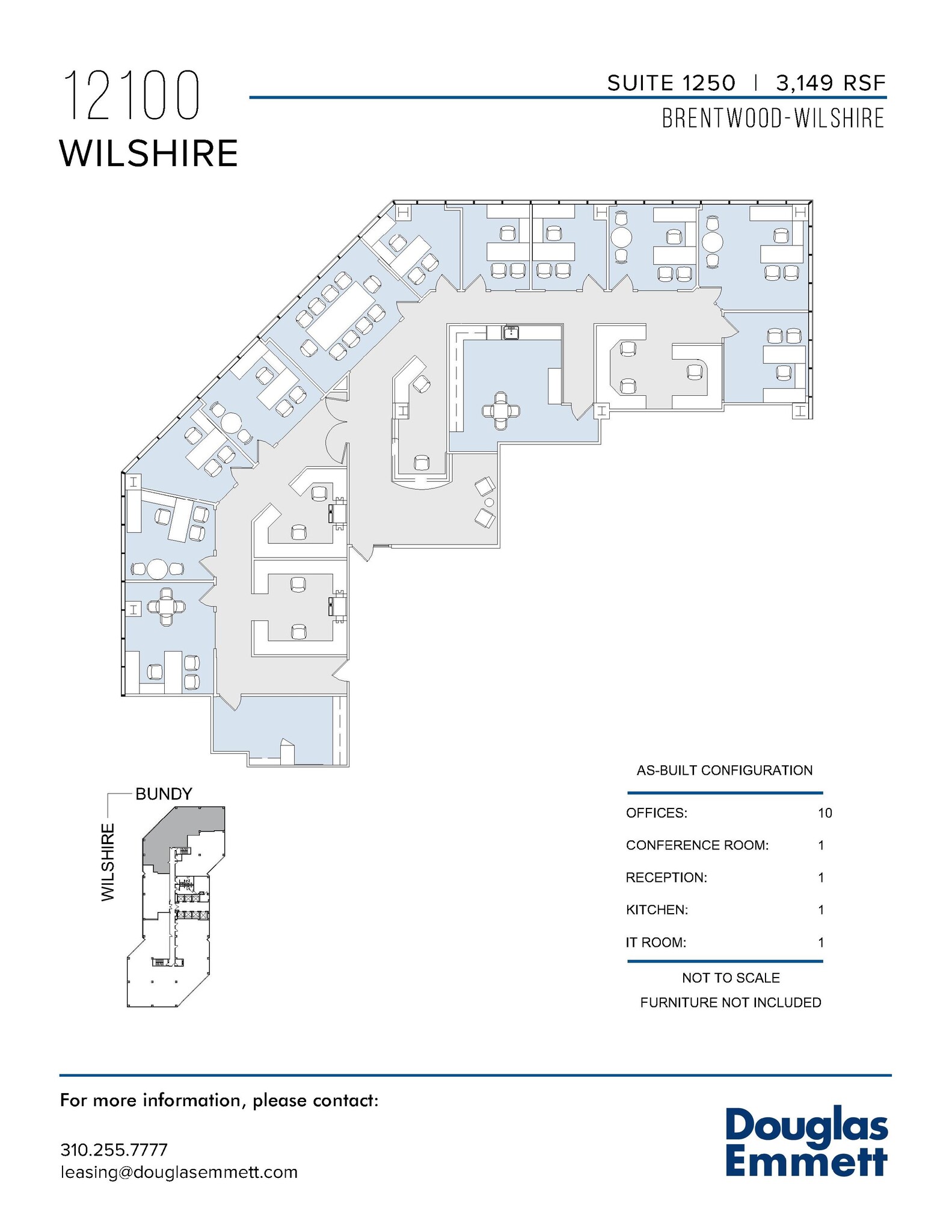 12100 Wilshire Blvd, Los Angeles, CA for lease Floor Plan- Image 1 of 1