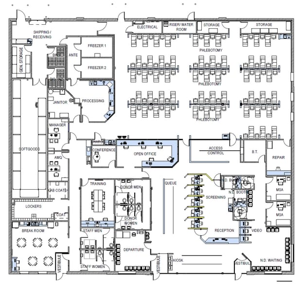 13089 S Ashland Ave, Calumet Park, IL for lease - Floor Plan - Image 3 of 5