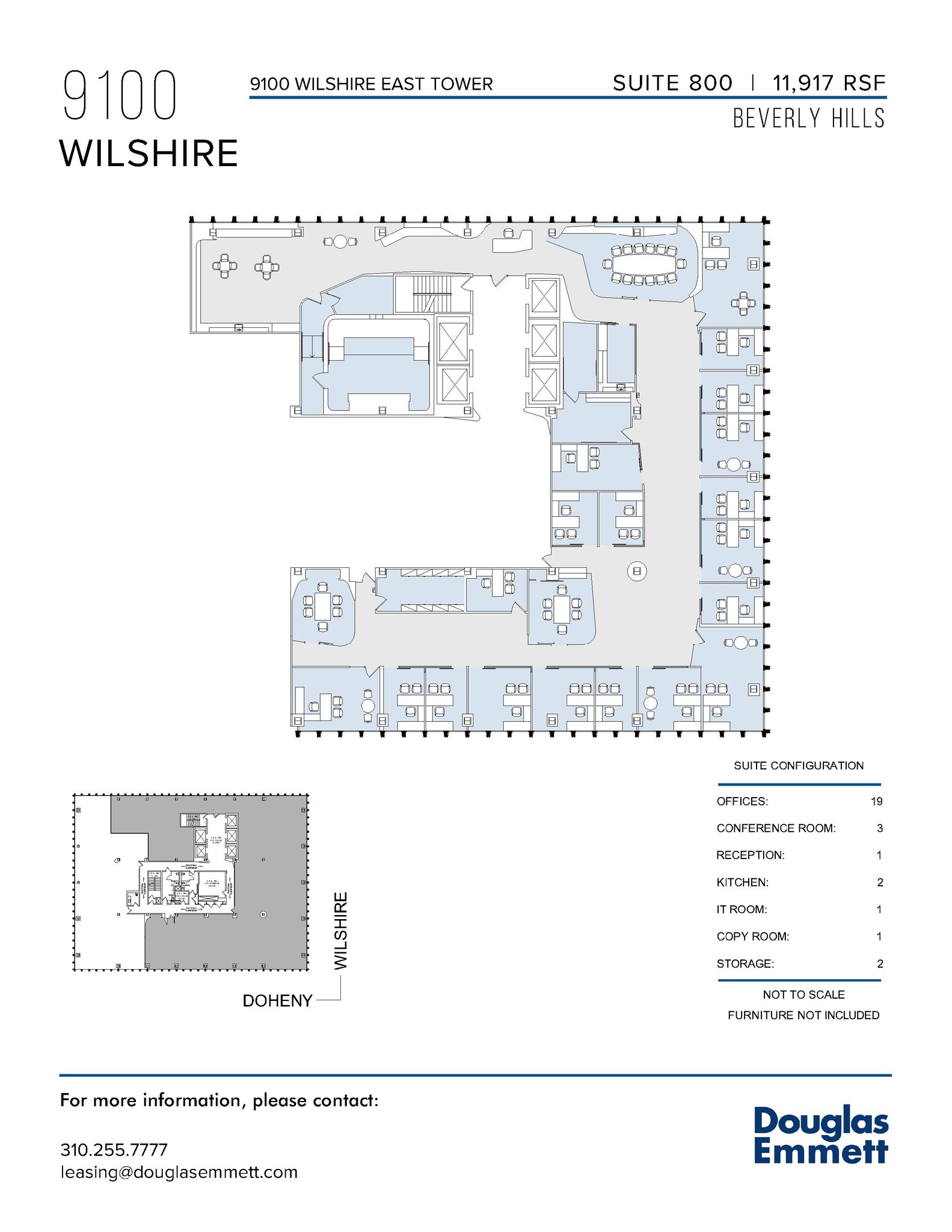 9100 Wilshire Blvd, Beverly Hills, CA for lease Floor Plan- Image 1 of 1