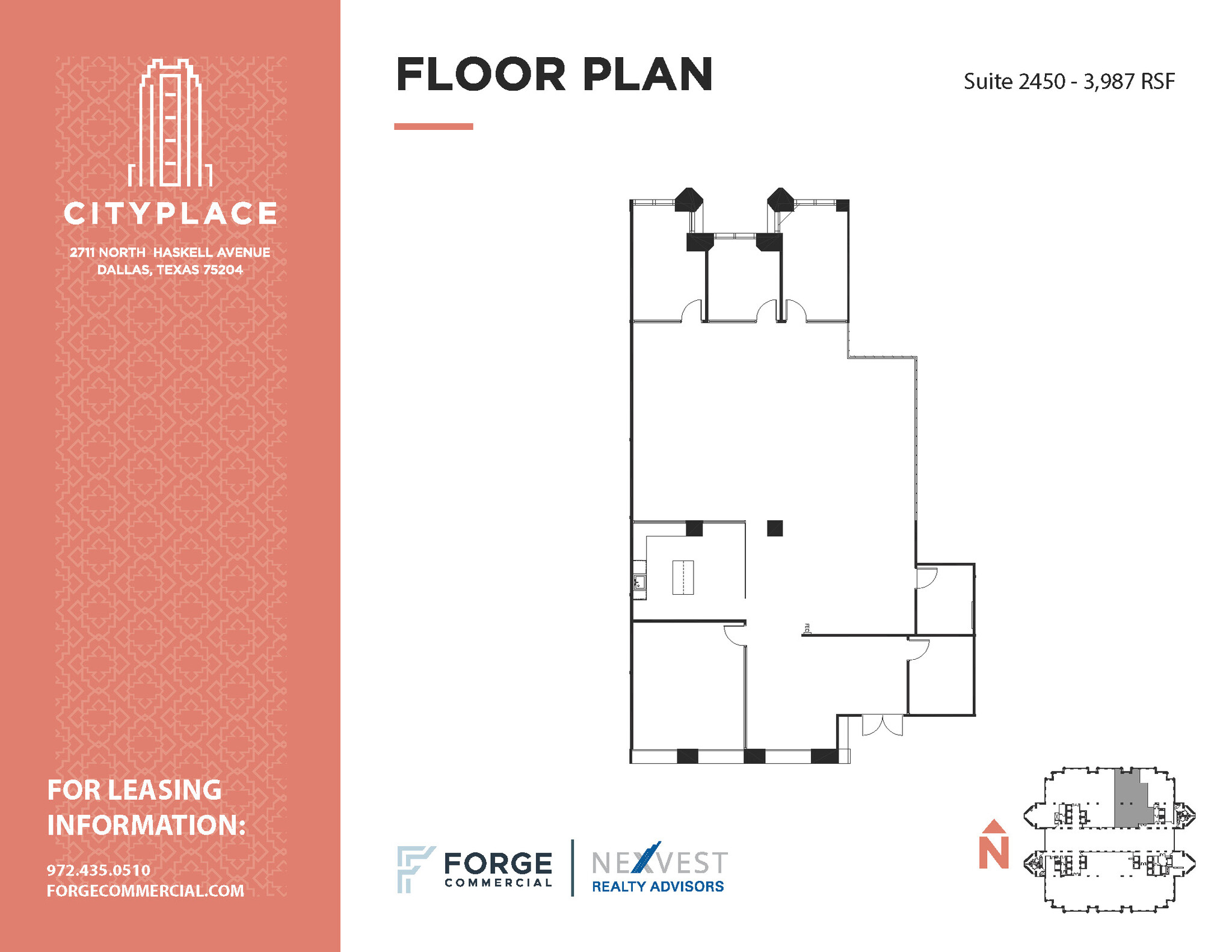 2711 N Haskell Ave, Dallas, TX for lease Floor Plan- Image 1 of 1