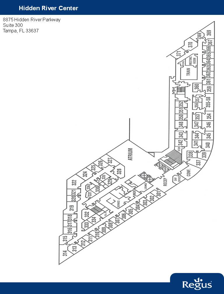 8875 Hidden River Pkwy, Tampa, FL for lease Floor Plan- Image 1 of 1