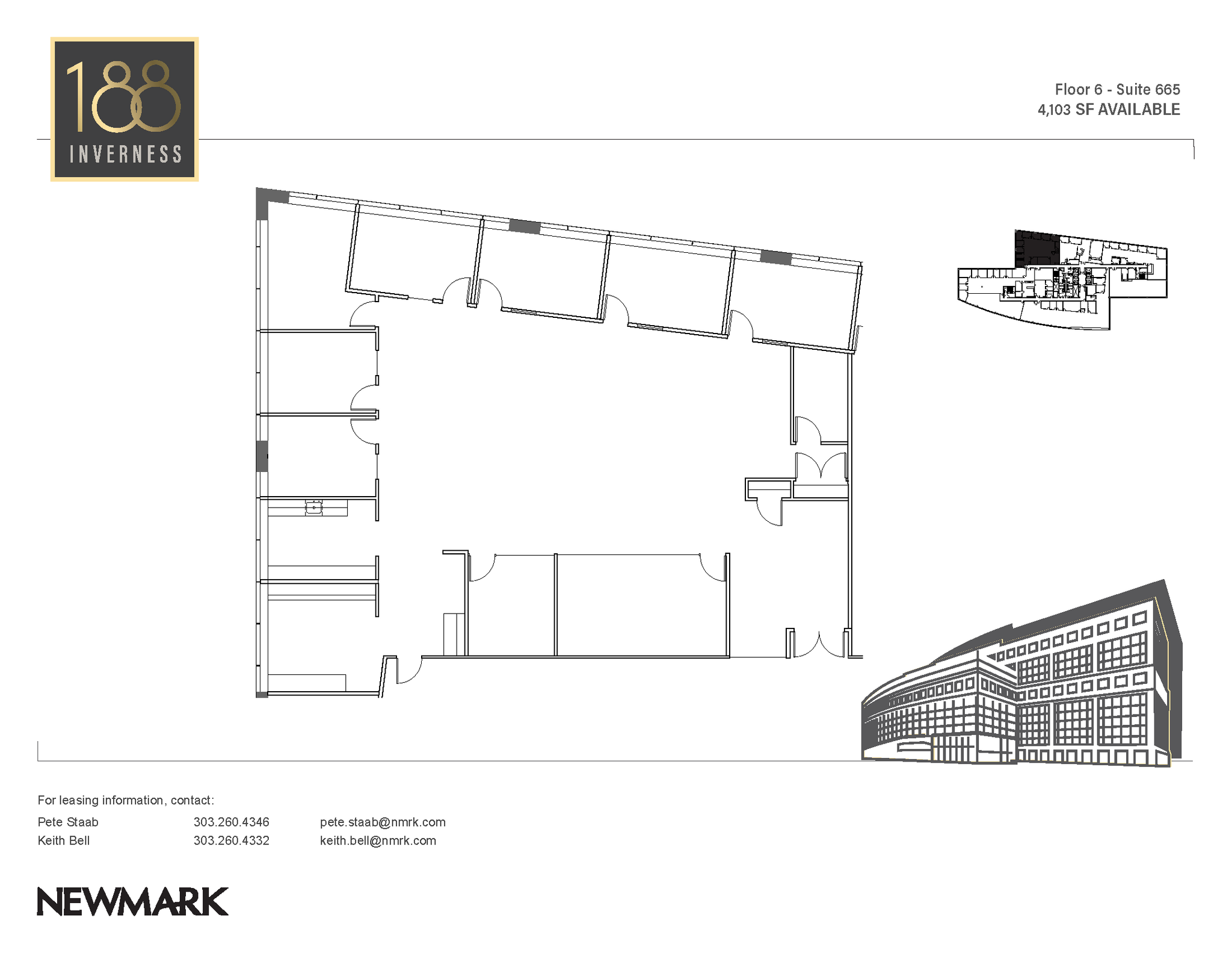 188 Inverness Dr W, Englewood, CO for lease Floor Plan- Image 1 of 2