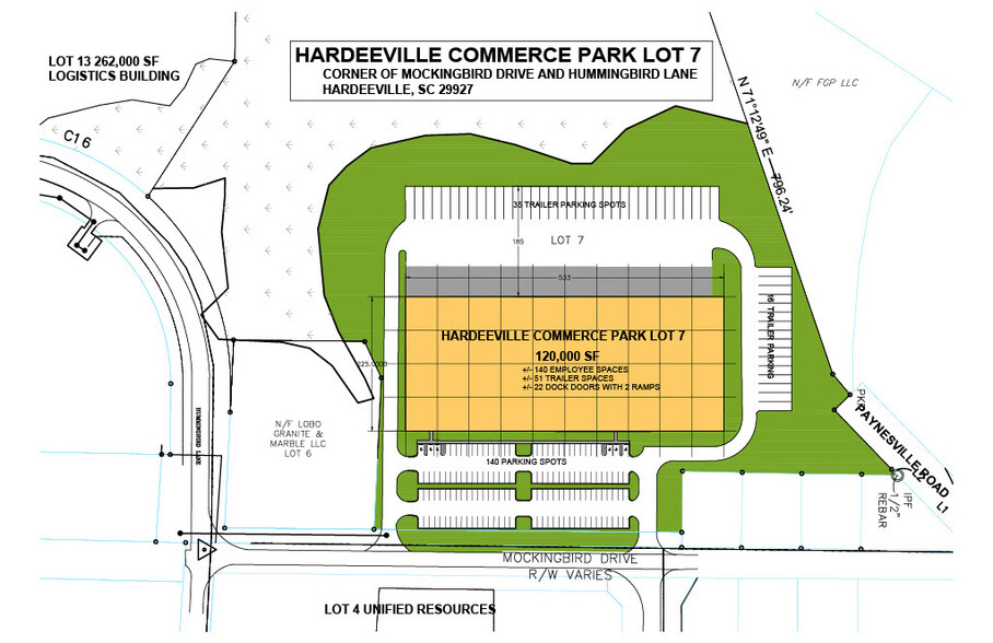 Hardeeville Commerce Park LOT 7, Hardeeville, SC for sale - Building Photo - Image 1 of 2