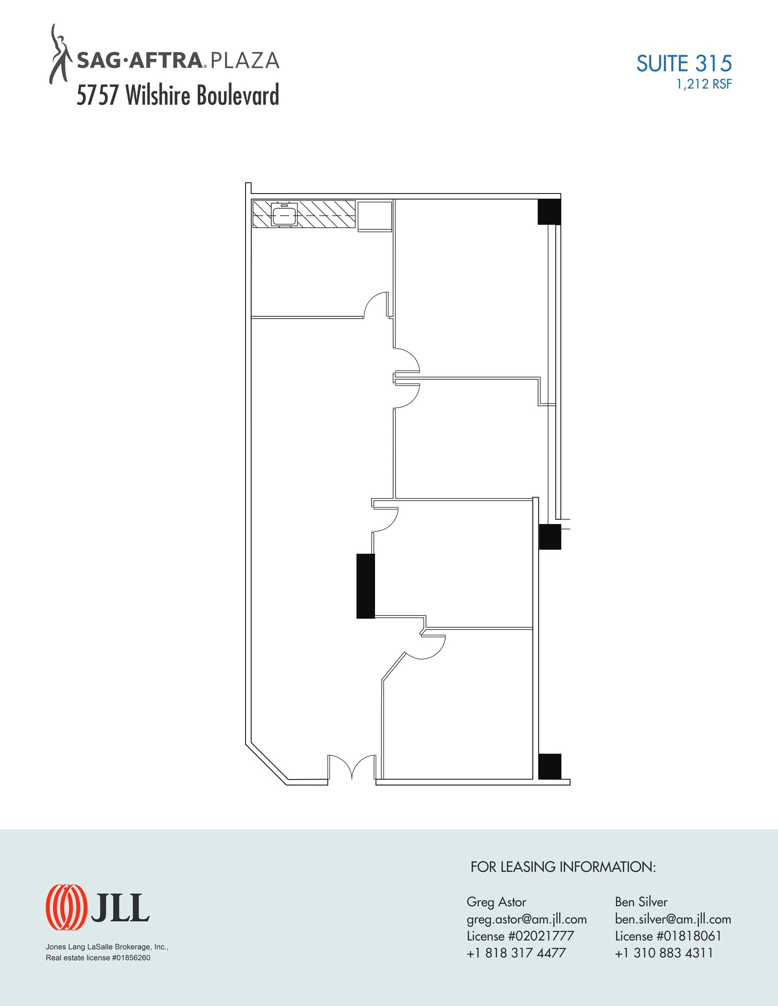 5757 Wilshire Blvd, Los Angeles, CA for lease Site Plan- Image 1 of 1