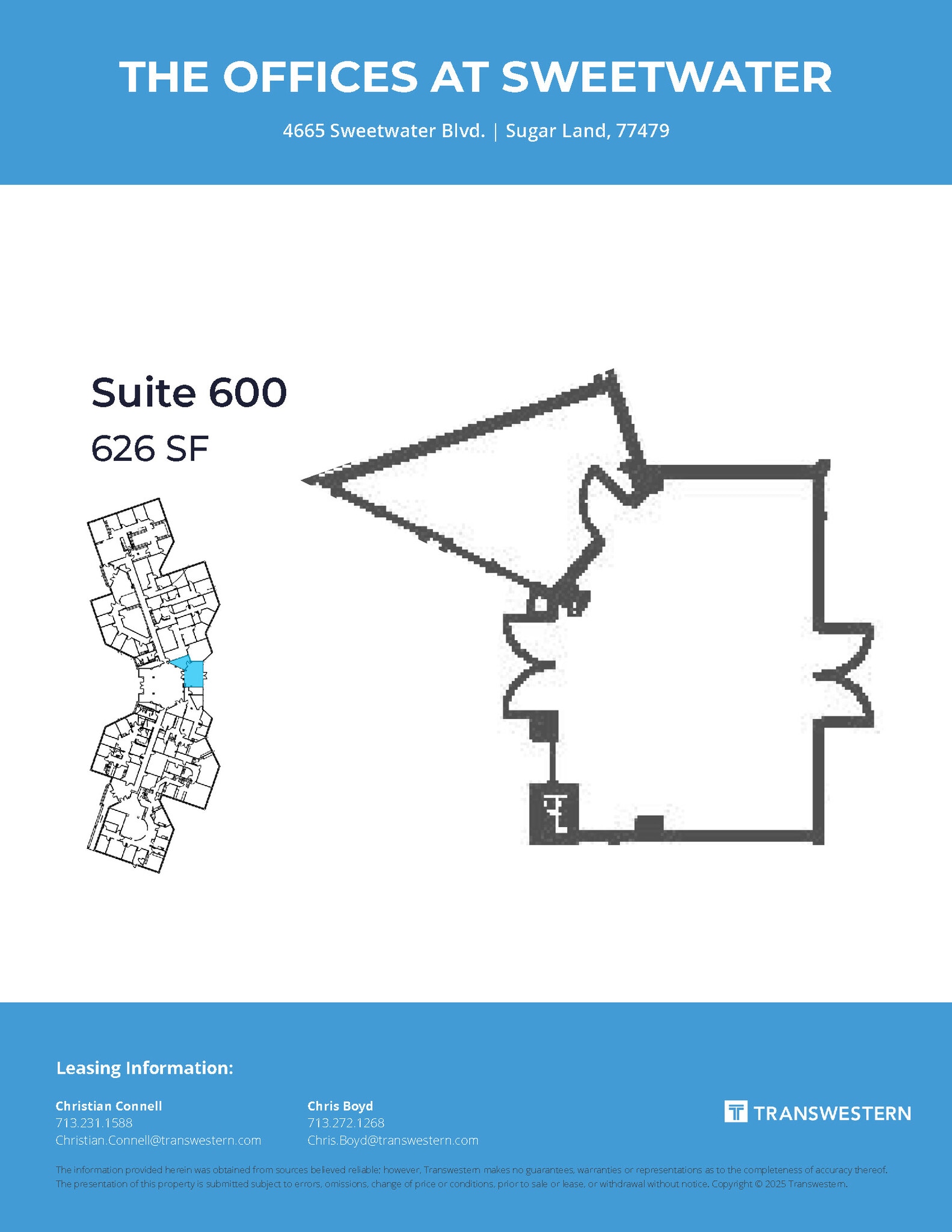 4675 Sweetwater Blvd, Sugar Land, TX for lease Floor Plan- Image 1 of 1