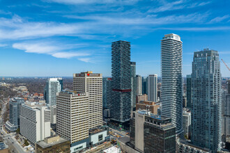 2 Eglinton Av E, Toronto, ON - aerial  map view