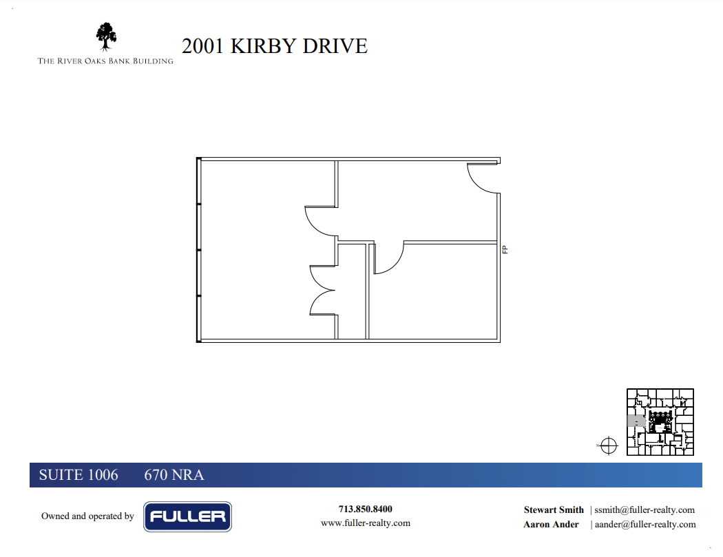 2001 Kirby Dr, Houston, TX for lease Floor Plan- Image 1 of 1