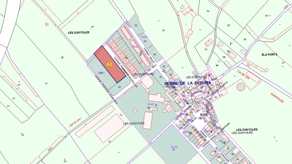 Land in La Secuita, Tarragona for sale - Site Plan - Image 2 of 2
