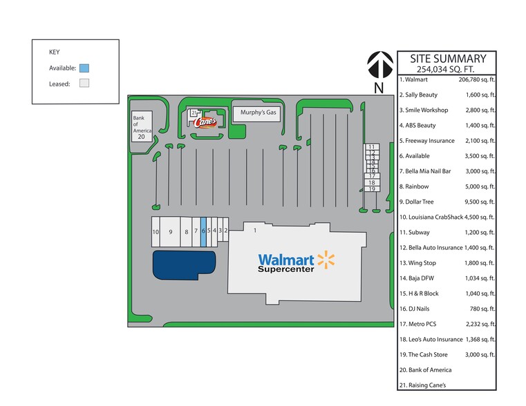 12250 Lake June Rd, Balch Springs, TX for lease - Site Plan - Image 1 of 3