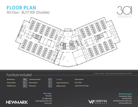 301 Pennsylvania Pky, Indianapolis, IN for lease Floor Plan- Image 1 of 5