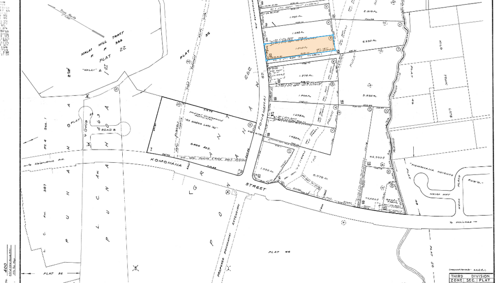 615 Ponahawai St, Hilo, HI for lease - Plat Map - Image 3 of 3