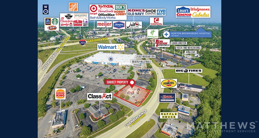 11201 Oscar Rd, Louisville, KY for lease - Aerial - Image 2 of 3