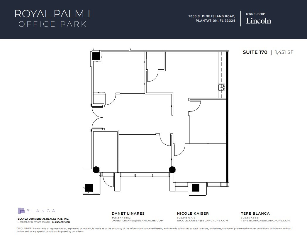 1000 S Pine Island Rd, Plantation, FL for lease Floor Plan- Image 1 of 1