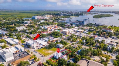 201 Palmetto St, New Smyrna Beach, FL - aerial  map view - Image1