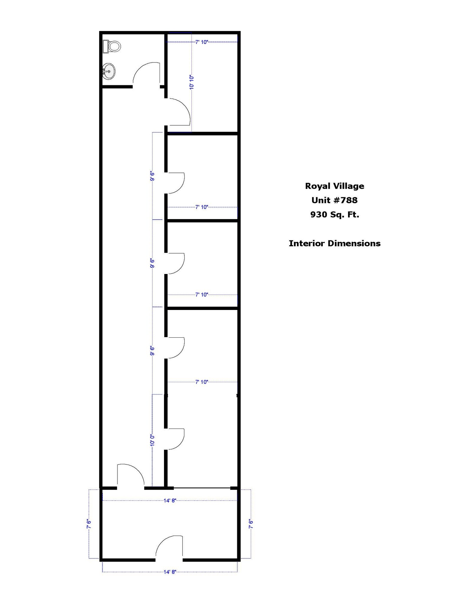 776-880 Arnele Ave, El Cajon, CA for lease Floor Plan- Image 1 of 2