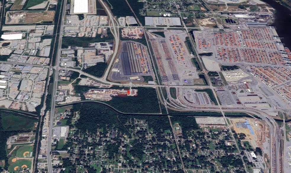 487 Bourne Ave, Savannah, GA for lease - Aerial - Image 3 of 4