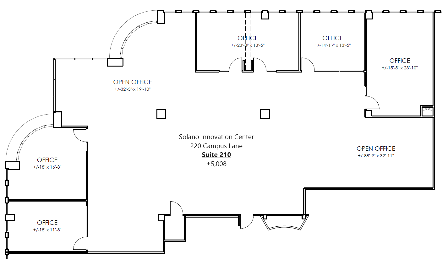 220 Campus Ln, Fairfield, CA for lease Floor Plan- Image 1 of 1