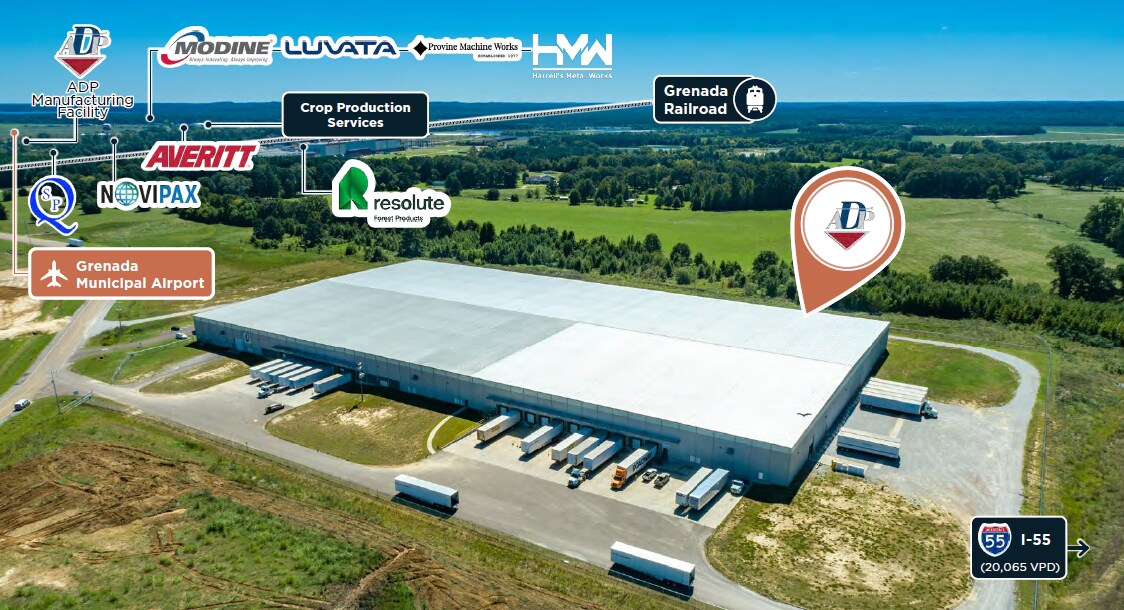 445 American Way, Grenada, MS for sale Primary Photo- Image 1 of 1