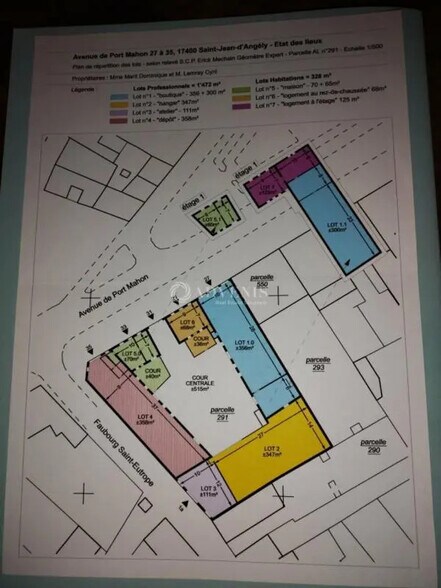 Flex in SAINT-JEAN-D'ANGELY for sale - Site Plan - Image 3 of 3