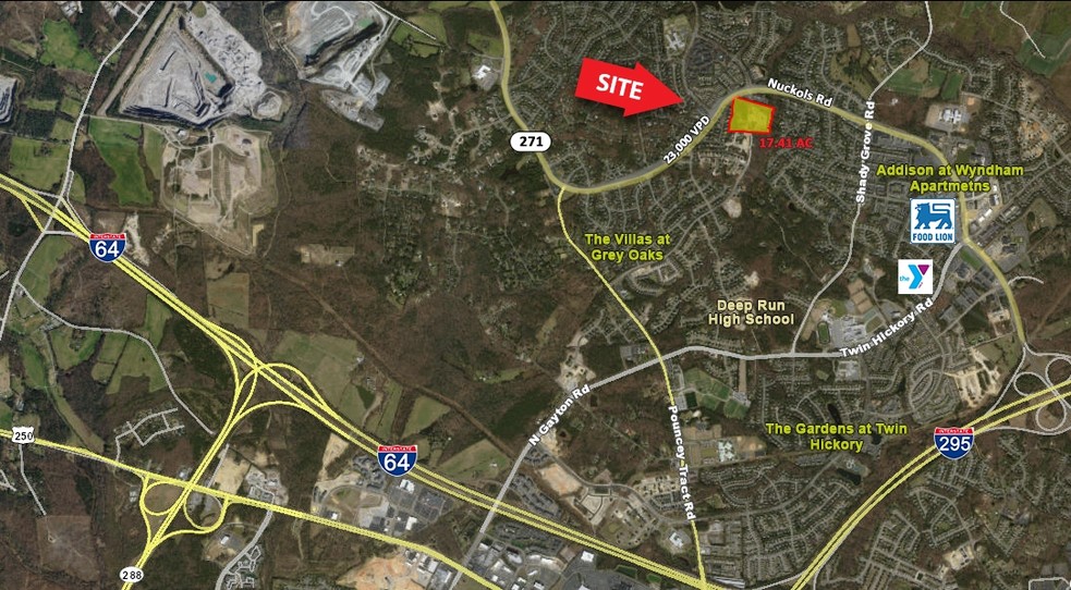 Nuckols Rd & Wyndham Park Dr, Glen Allen, VA 23058 Land 17.41 AC