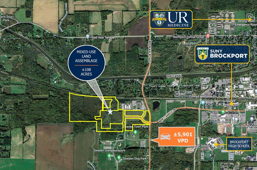 Adj to Redman Rd, Brockport, NY for sale - Building Photo - Image 1 of 1