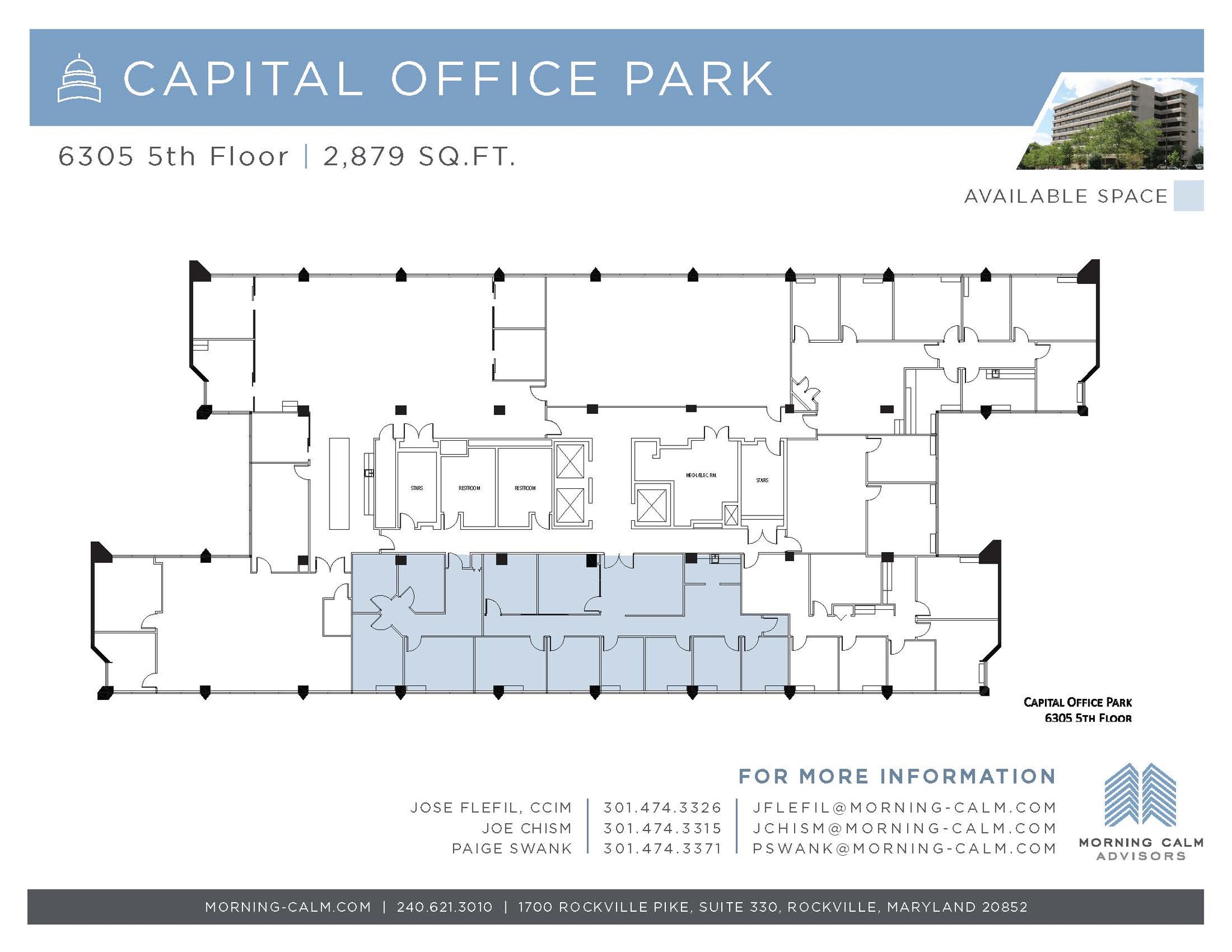6305 Ivy Ln, Greenbelt, MD for lease Floor Plan- Image 1 of 2
