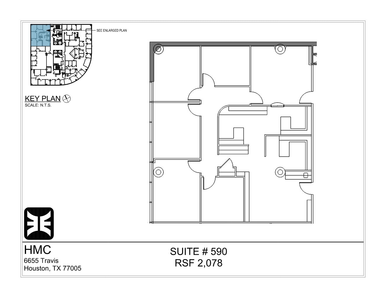 6655 Travis St, Houston, TX for lease Floor Plan- Image 1 of 1