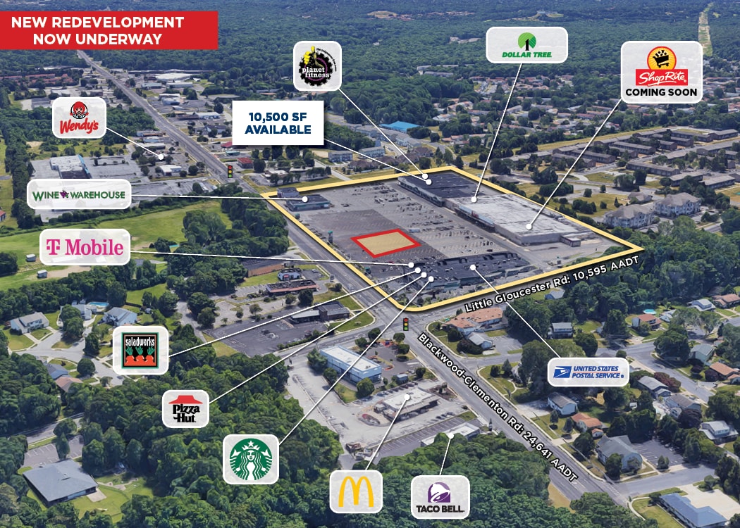 1468-1490 Blackwood-Clementon Rd, Gloucester City, NJ for lease Building Photo- Image 1 of 1