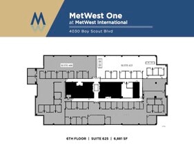 4010 W Boy Scout Blvd, Tampa, FL for lease Floor Plan- Image 1 of 1