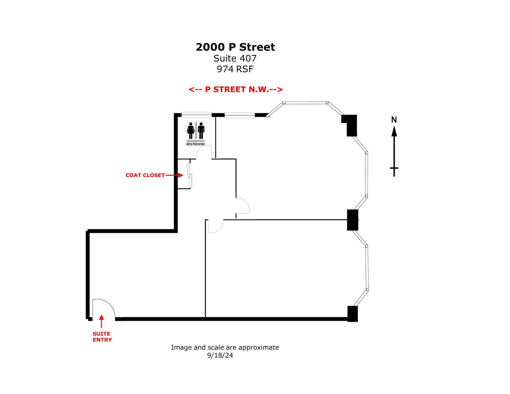 2000 P St NW, Washington, DC for lease Site Plan- Image 1 of 1