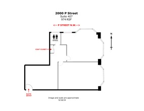 2000 P St NW, Washington, DC for lease Site Plan- Image 1 of 1