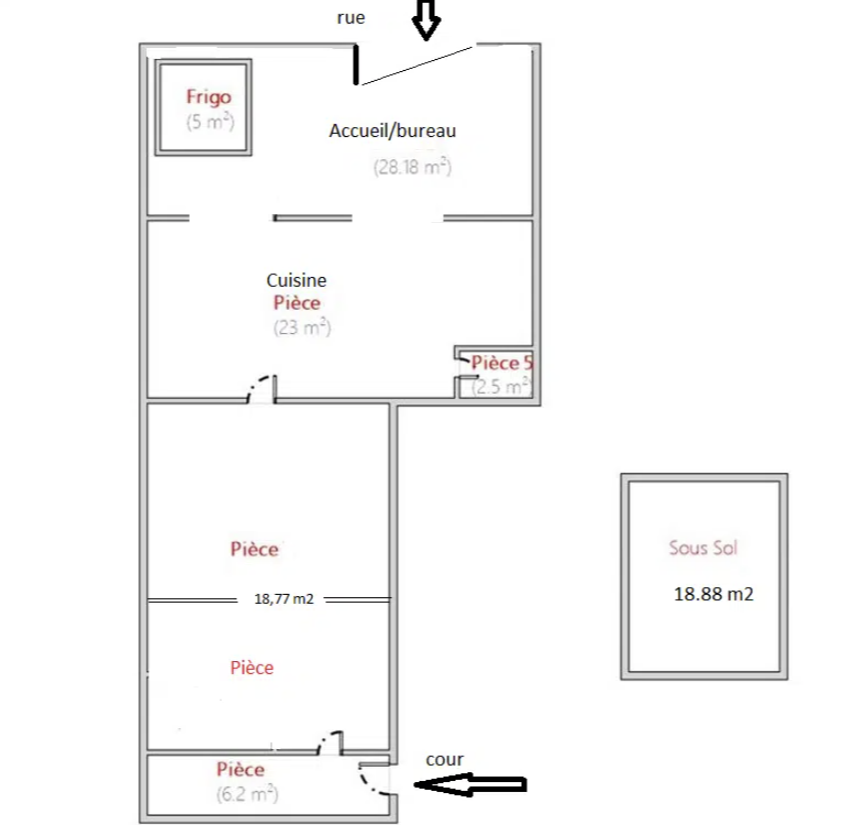 Paris, PAR 75015 - Unit Lot 1 -  - Floor Plan - Image 1 of 2