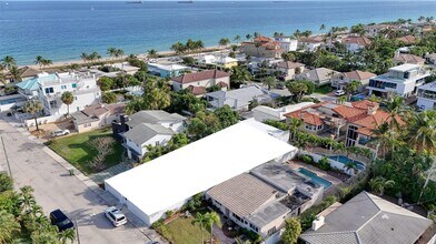 3312 NE 16th Ct, Fort Lauderdale, FL - aerial  map view