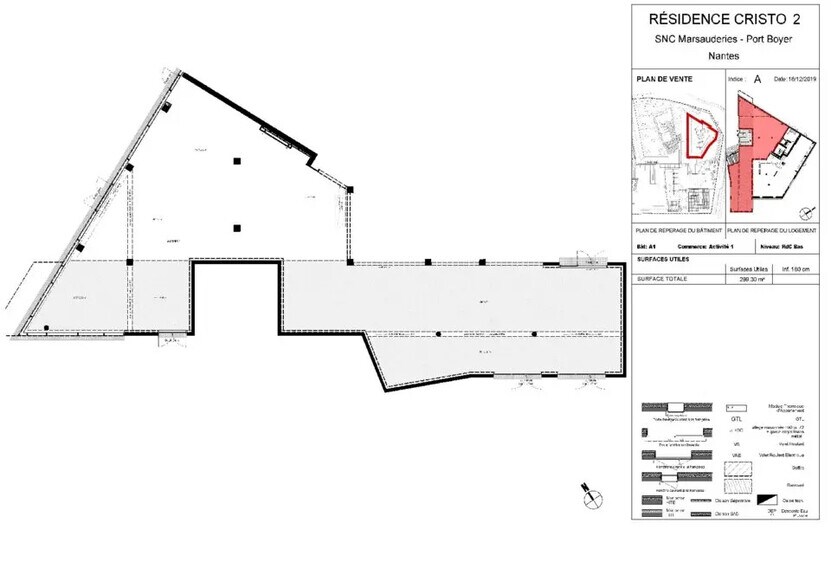 Office in Nantes for lease - Site Plan - Image 3 of 4