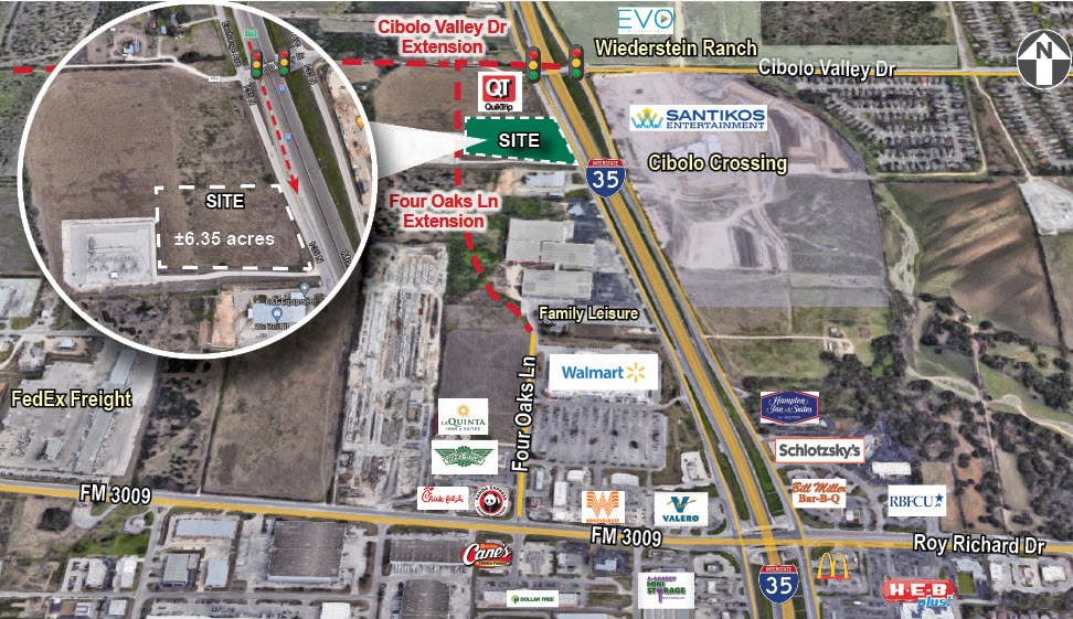 IH-35 & CIBOLO VALLEY DR, Schertz, TX for sale - Building Photo - Image 1 of 1