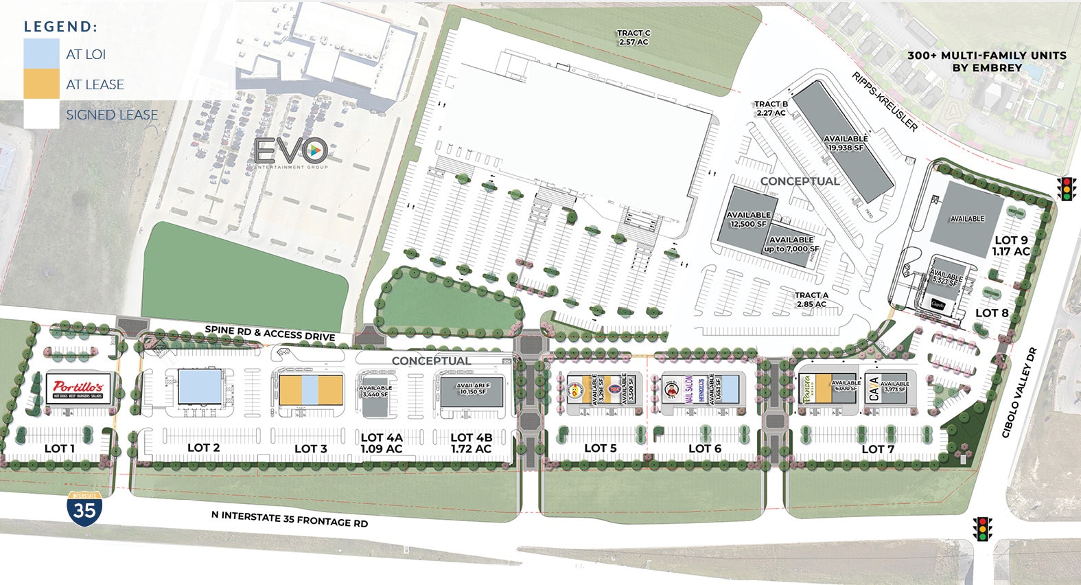 IH-35, Schertz, TX for lease Site Plan- Image 1 of 5