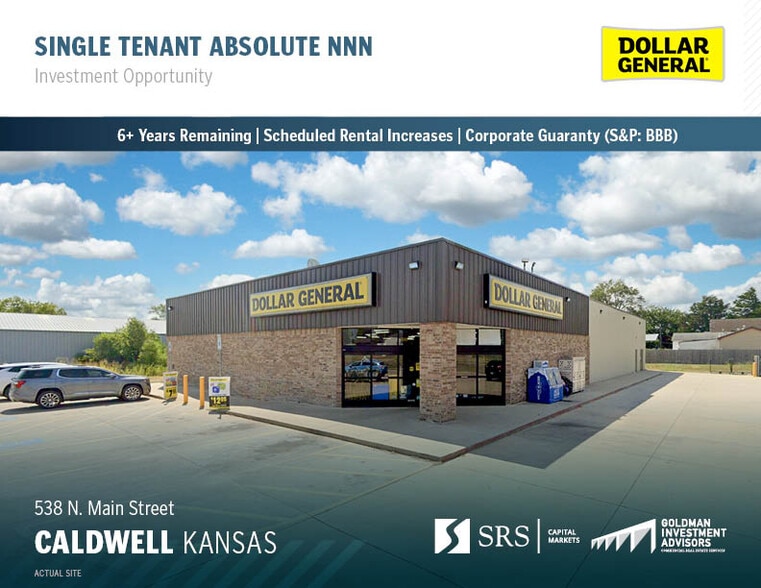 538 N Main St, Caldwell, KS for sale - Building Photo - Image 1 of 1