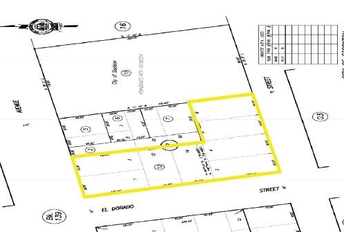 110 E Weber Ave, Stockton, CA for sale Plat Map- Image 1 of 1