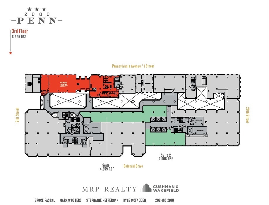 2000 Pennsylvania Ave NW, Washington, DC for lease Floor Plan- Image 1 of 1