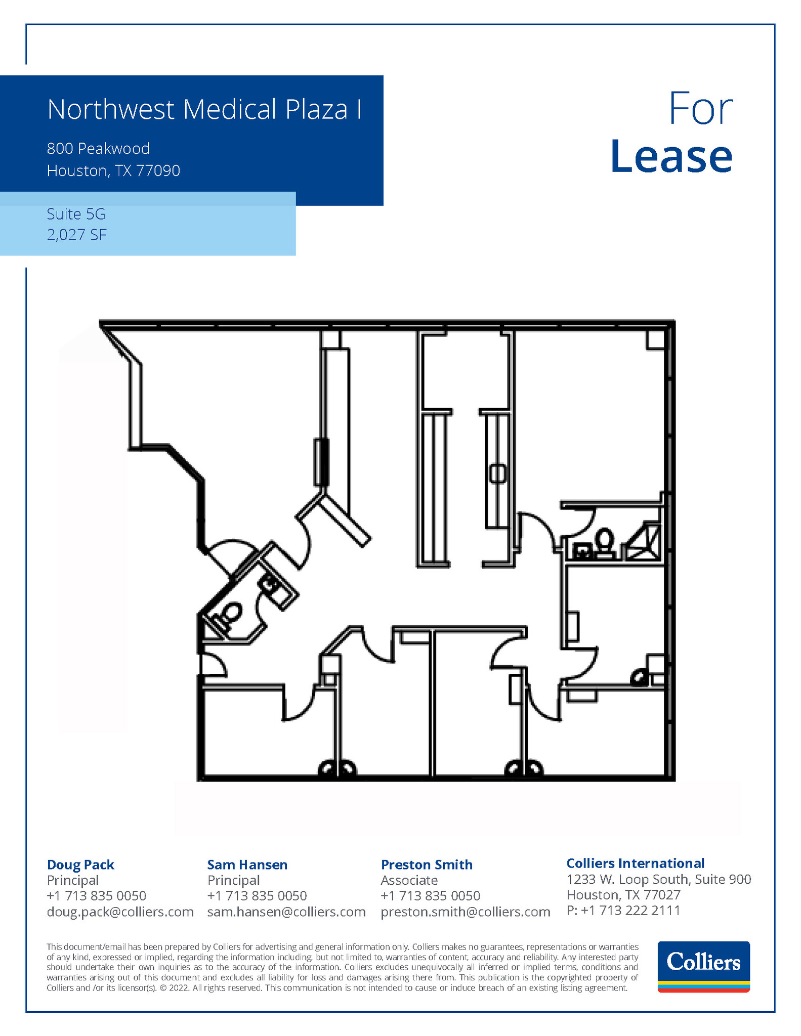 800 Peakwood Dr, Houston, TX for lease Floor Plan- Image 1 of 1