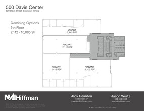 500 Davis St, Evanston, IL for lease Floor Plan- Image 2 of 2