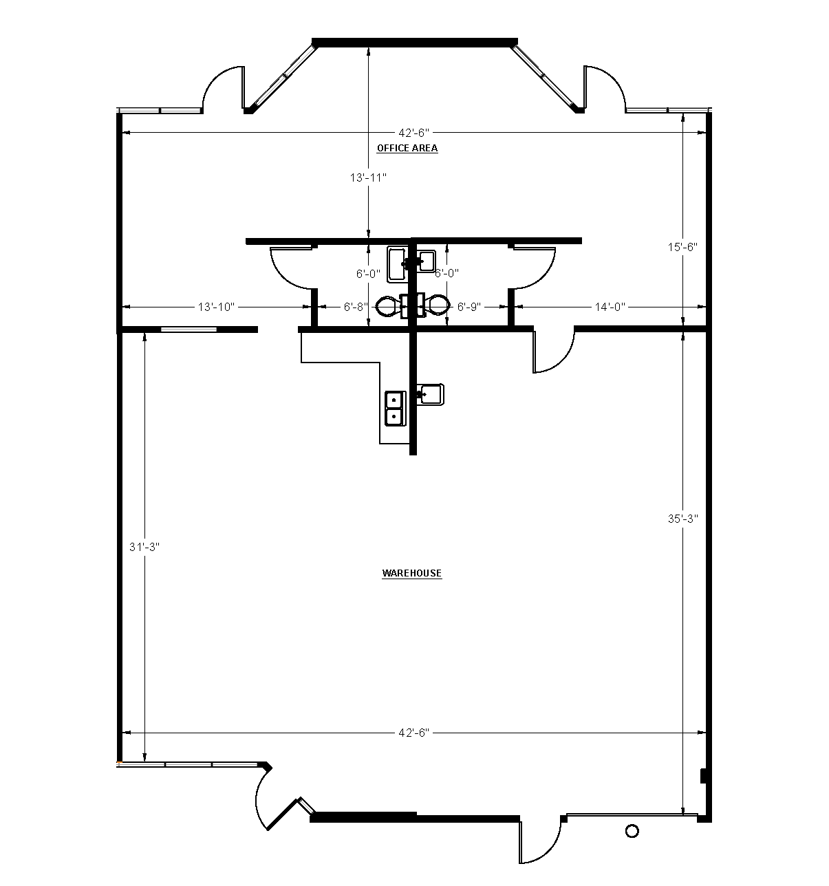 6627 S 191st Pl, Kent, WA for lease Floor Plan- Image 1 of 2