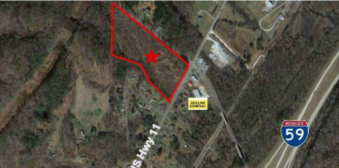 0 Valley Dr, Attalla, AL for sale - Aerial - Image 1 of 4