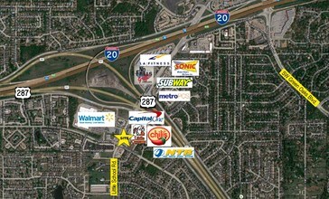 5081 Little School Rd, Arlington, TX - AERIAL  map view