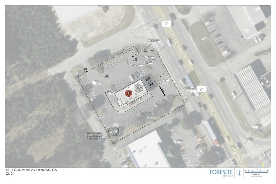 421 S Columbia Ave, Rincon, GA for sale - Site Plan - Image 3 of 4