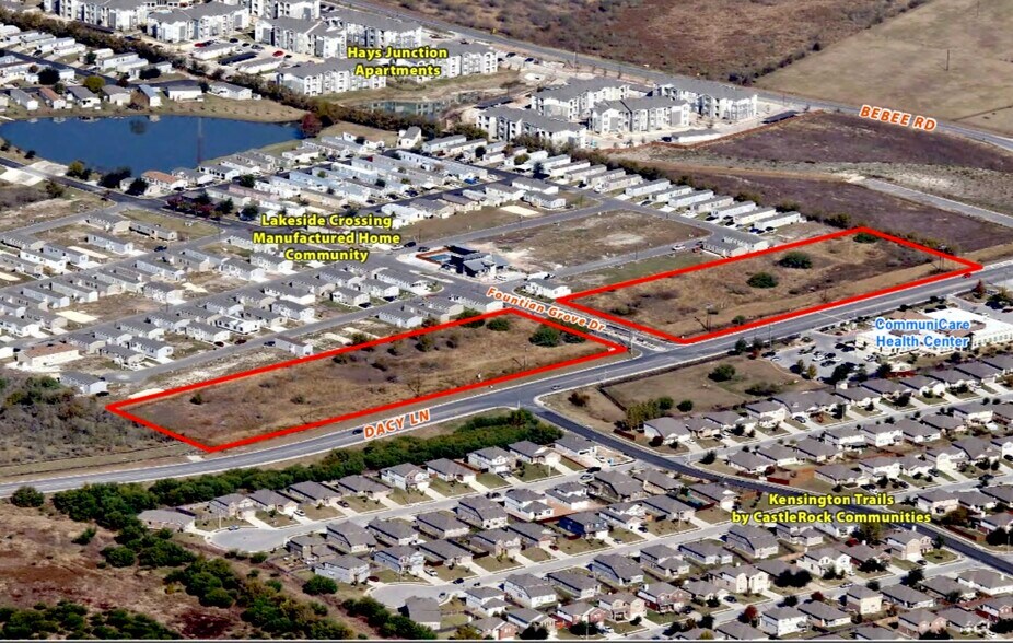 Dacy Lane and Bebee rd, Kyle, TX for sale - Building Photo - Image 1 of 1