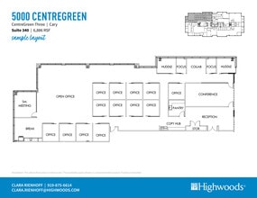 2000 CentreGreen Way, Cary, NC for lease Floor Plan- Image 1 of 1