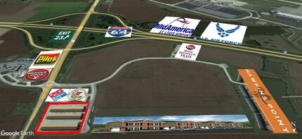 9229 Beller Dr, Mascoutah, IL - AERIAL  map view