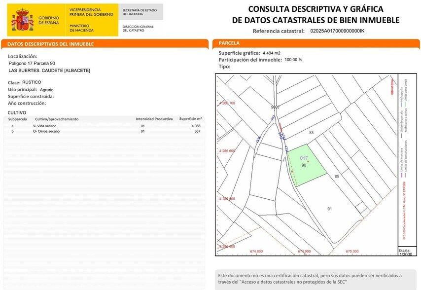 Land in Caudete for sale - Building Photo - Image 2 of 4